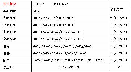 UNI-T+UT136系列自动量程数字万用表+使用说明2