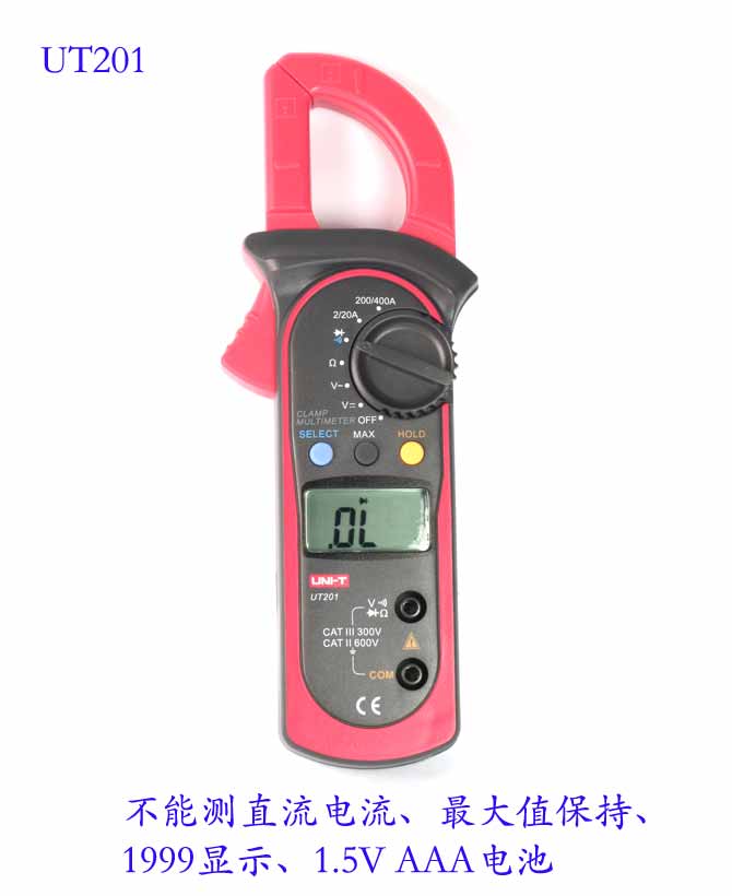 UNI-T+UT201型数字钳形表+产品备注描述1