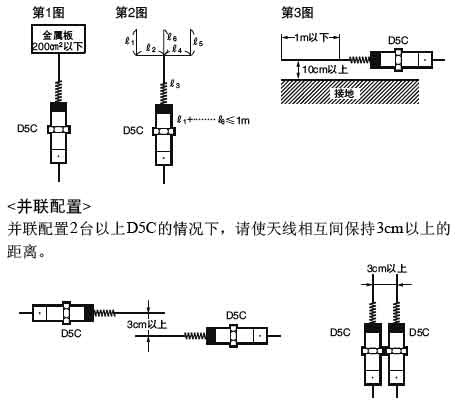 D5C系列圆柱型接触开关注意事项