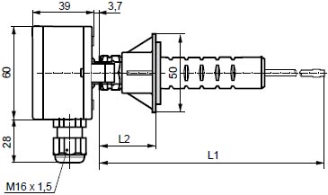 !!!!!!SIEMENS+QAM2161.040风管式温度传感器+安装方式6