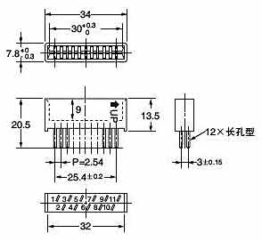 M7E系列数字显示单元连接器安装方式