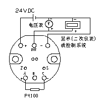 单路温度变送模块接线方式